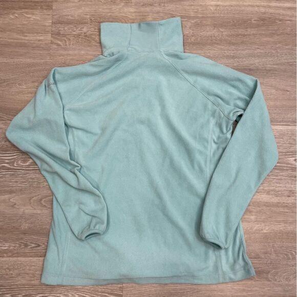 Columbia Pastel Blue Fleece Warm Ligthweight Pullover Sweater Sports Sweater Ski - Picture 2 of 6